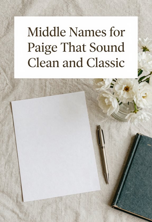 choosing middle names for paige