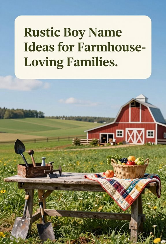 rustic farmhouse boy names
